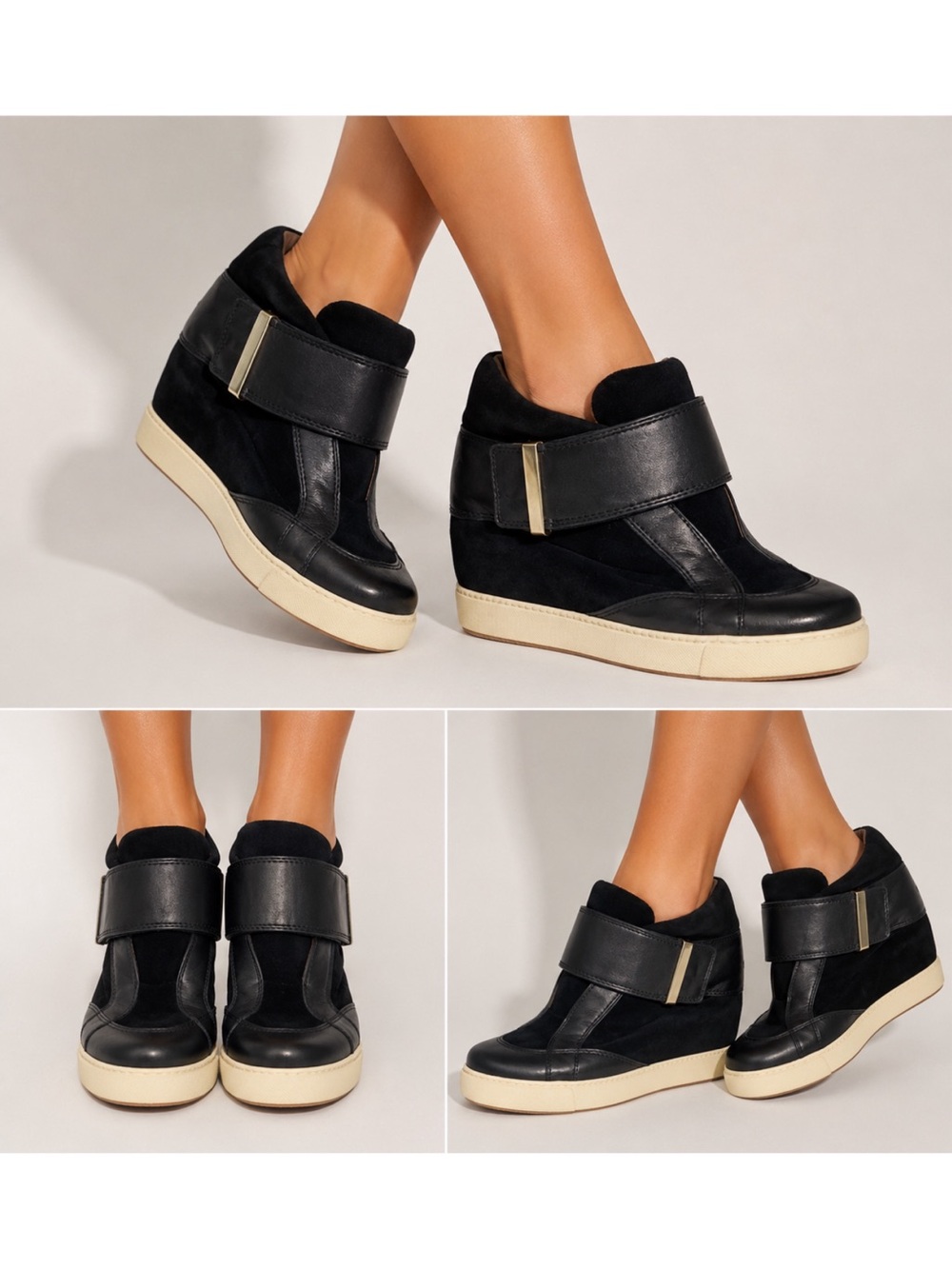 SEE by Chloe leather hidden heels/ platform shoes Y2K